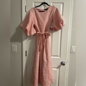 Llacie Long pink dress